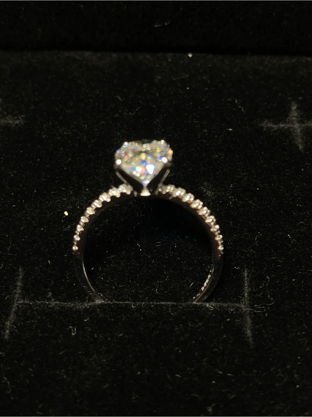 💎 2.5CT Oval Moissanite Ring | 925 Sterling Silver | Size 7 💎